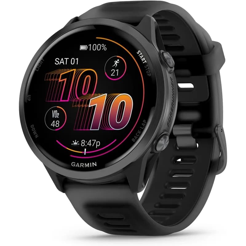 Garmin Forerunner 570 47mm in slate aluminum with black strap